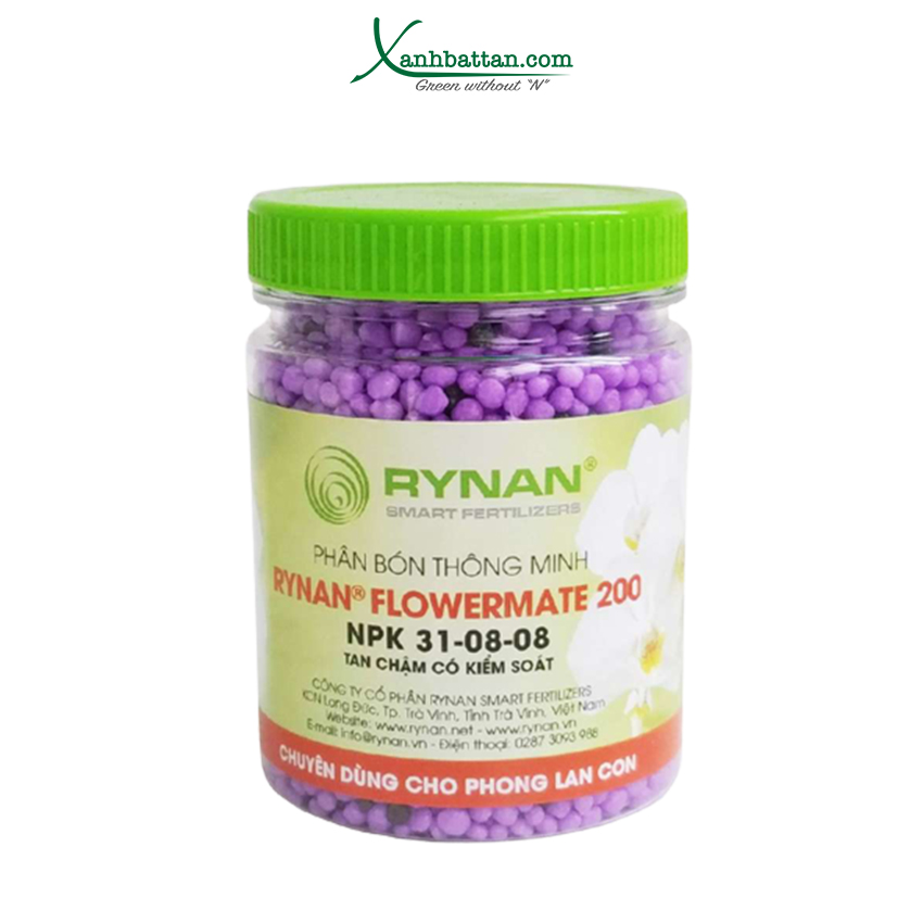 Phân Bón Tan Chậm Cho Lan Rynan Flowermate 200 Dạng Thông Minh