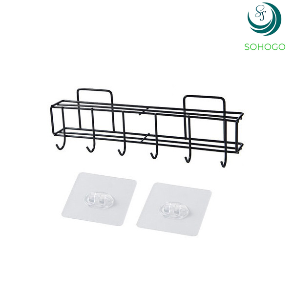 Giá treo dao kéo và dụng cụ nhà bếp dán tường không khoan- Kệ treo đồ nhà bếp đa năng chống rỉ sét - Kệ dán tường treo dao muỗng tiện lợi- Giá đỡ dụng cụ bếp bằng kim loại sơn tĩnh điện- Kệ nhà bếp treo tường chịu lực cao