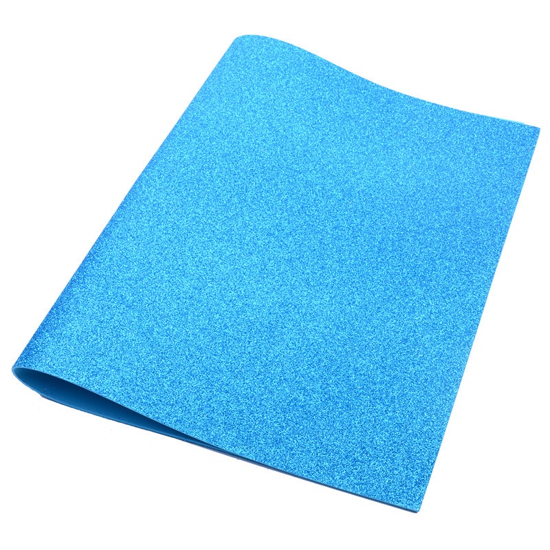 Giấy xốp nhũ kim tuyến handmade diy thủ công size a4 nhiều màu - k100