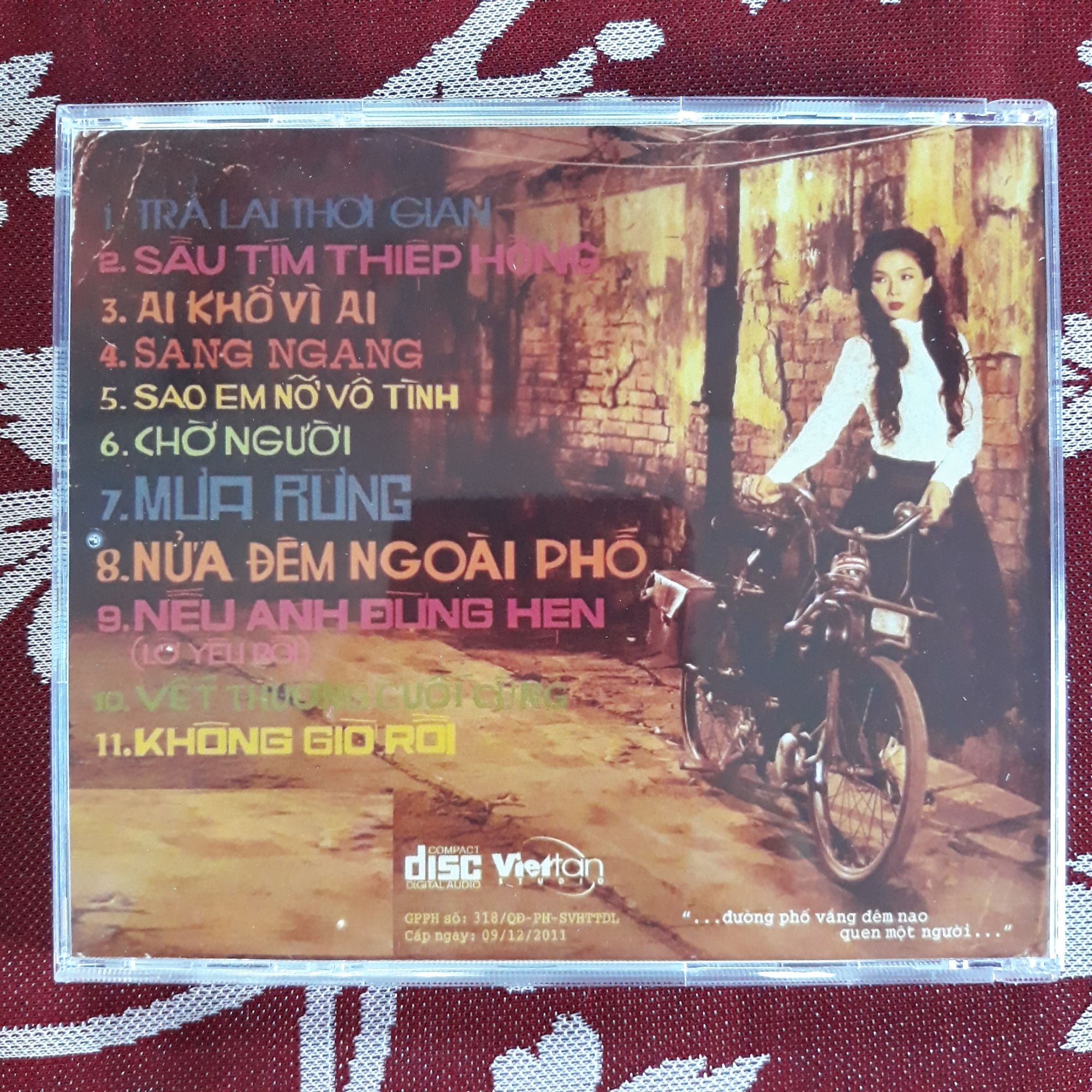 Bộ 3 cd Lệ Quyên khúc tình xưa 1,2,3 mitsu phono