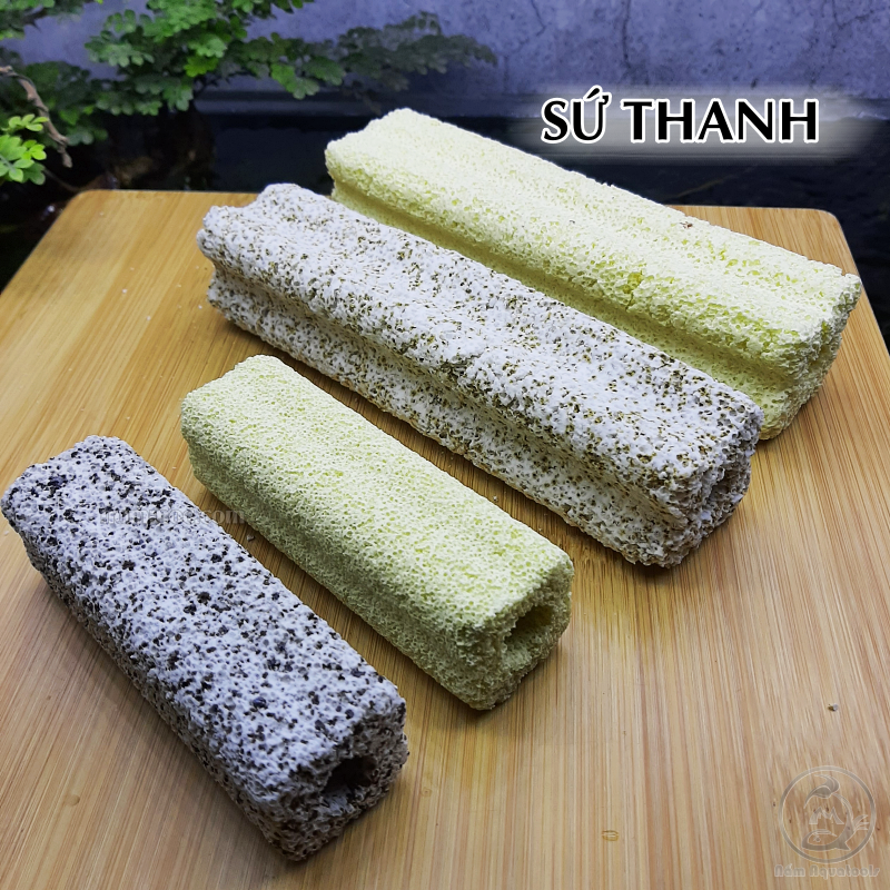 Sứ Thanh Hoa Mai - Thanh Muối Tiêu Sứ Lọc Nước Cho Bể Cá Cảnh, Thuỷ Sinh 1