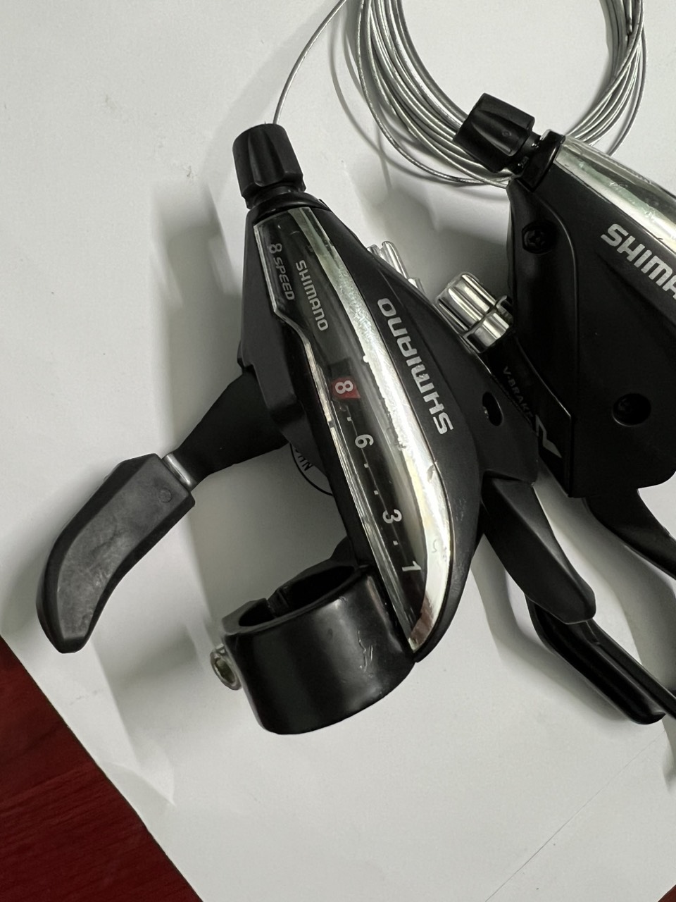 Tay đề bấm xả liền phanh 3*8 Shimano
