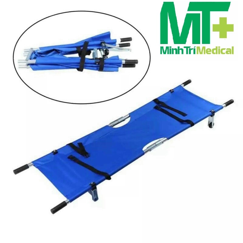 Băng Ca Xếp Gọn Cấp Cứu Y Tế – Cáng Cứu Thương Gấp Gọn Dùng Cho Bệnh Viện, Xe Cấp Cứu