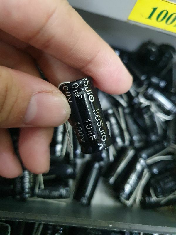 5 con tụ loa 10mi 100 vôn 2 đầu