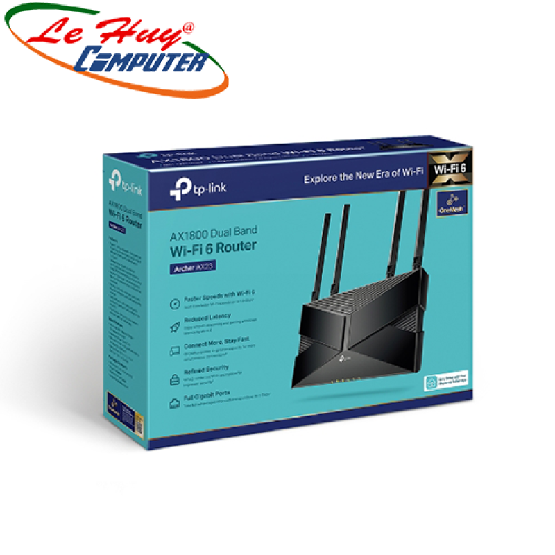 Bảng giá Router Wifi TP-Link Archer AX23 Băng Tần Kép AX1800 Wi-Fi 6 Phong Vũ
