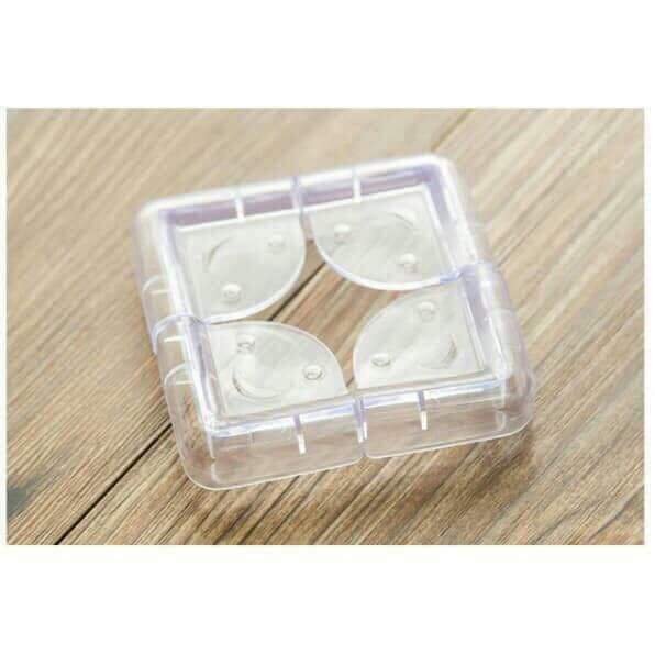 Set 4 bịt góc cạnh bàn silicon bảo vệ an toàn cho bé