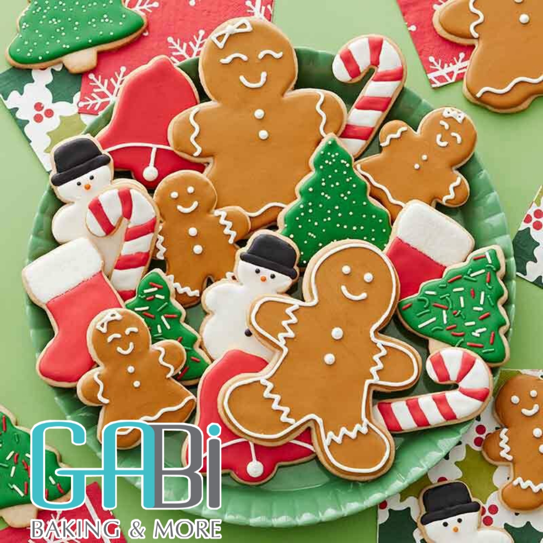 Khuôn nhấn cookie lò xo Noel 4 hình