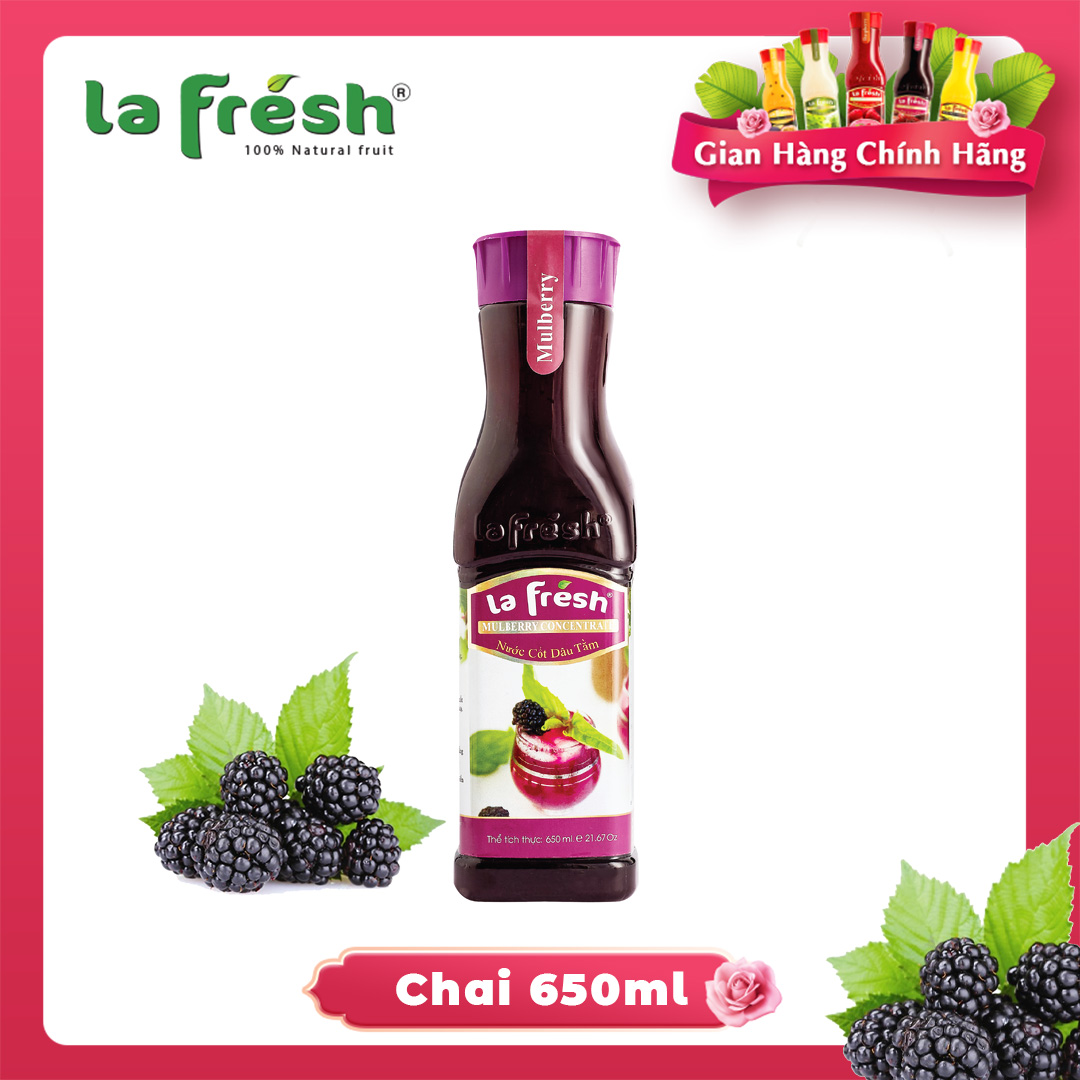 Nước Cốt Dâu Tằm Lafresh Đà Lạt Chai 650ml