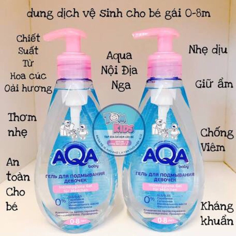 dung dịch vệ sinh cho bé AQA