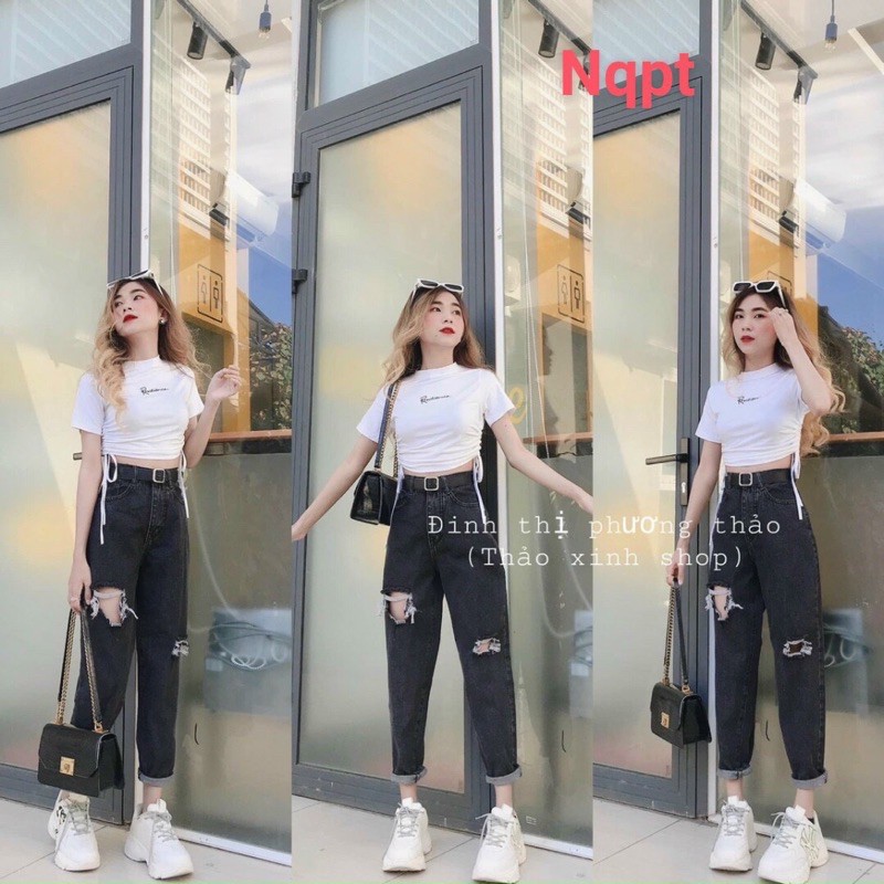 ♻️BAGGY JEANS RÁCH Ô PT