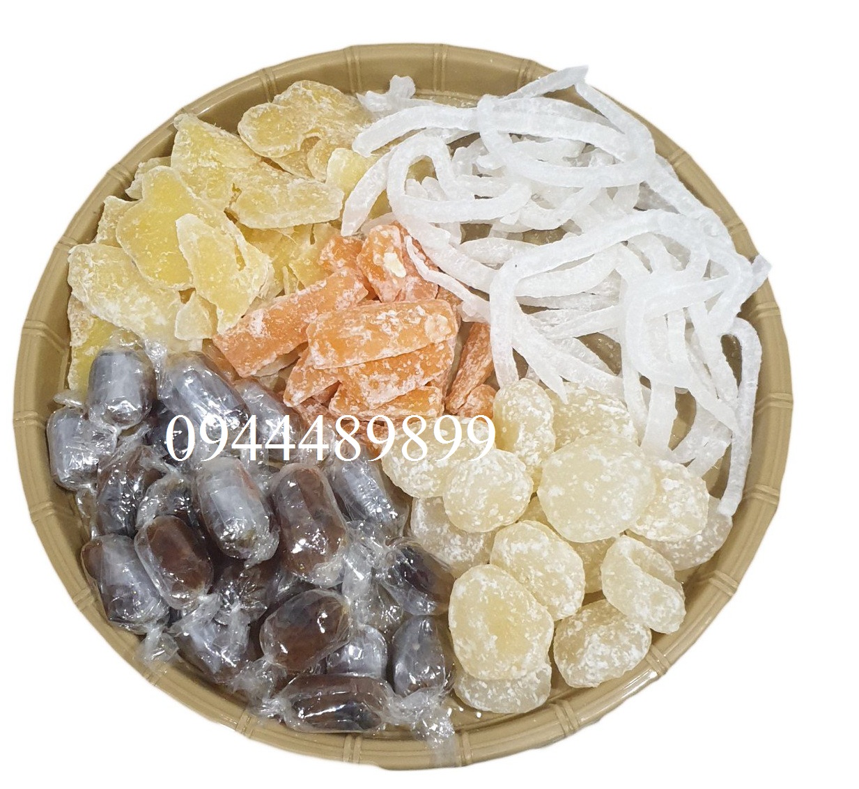 [Quà Tết 2022] Mứt dừa non đặc biệt 500g - mứt tết - đồ ăn vặt