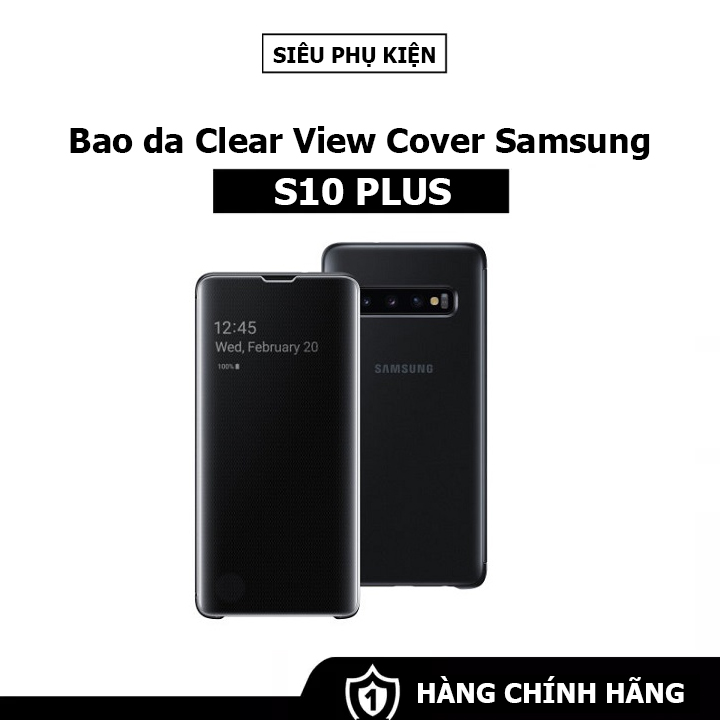[Hàng chính hãng] Bao da Clear View Cover samsung Galaxy S10 Plus