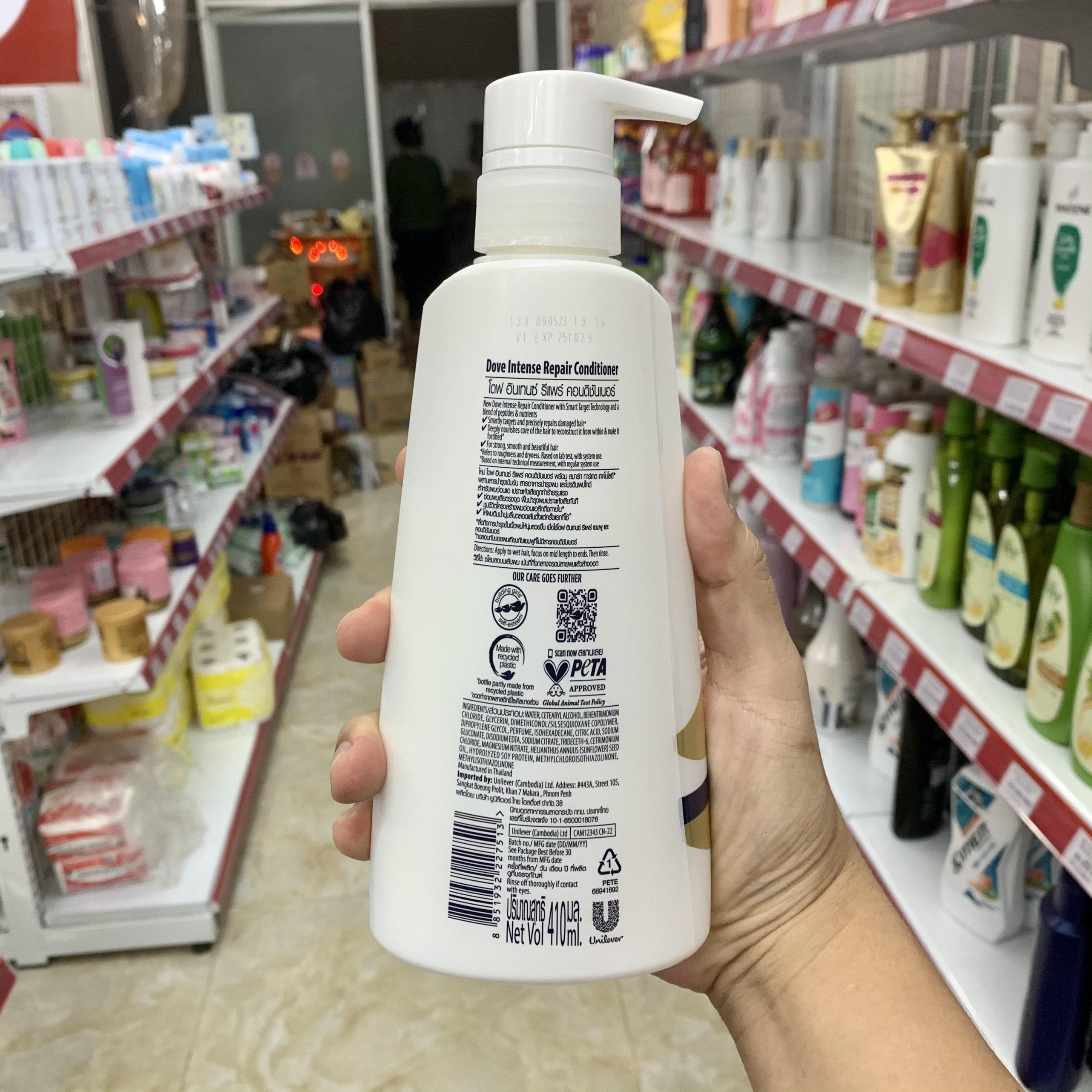 Dầu xả DOVE Nhập khẩu Thailand- 410ml