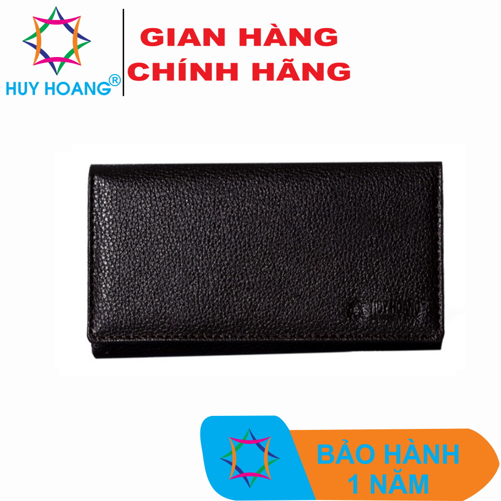 Ví nữ da bò cao cấp 3 gấp màu nâu TH3115