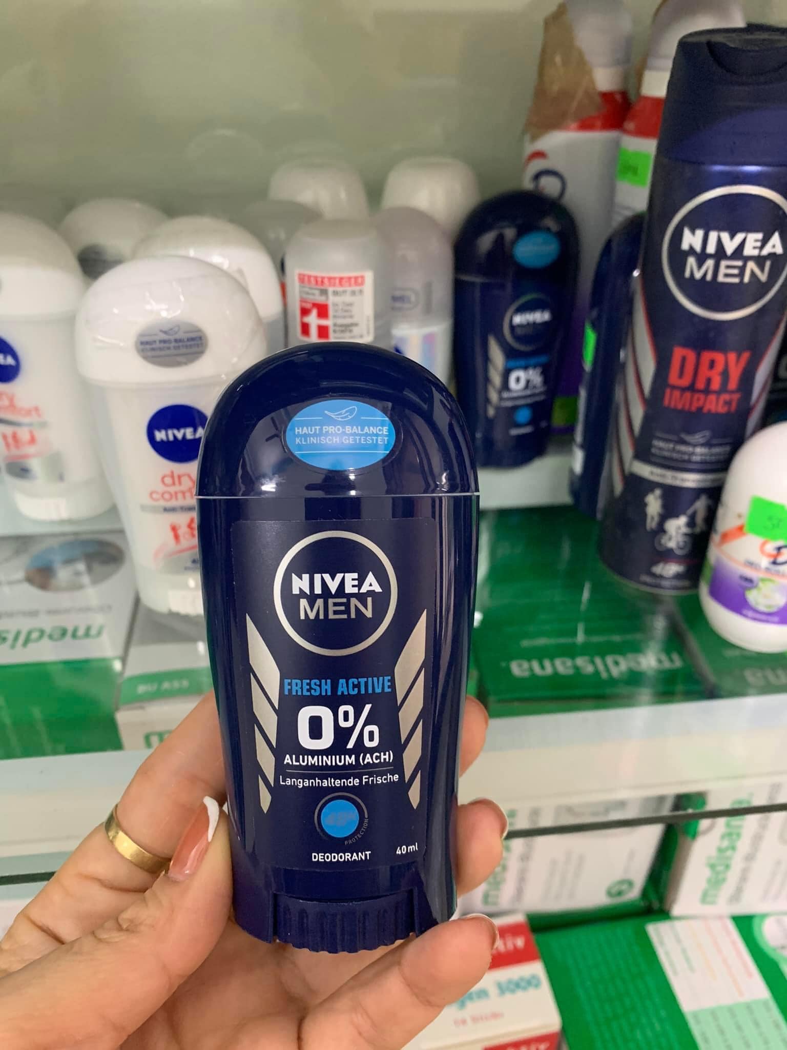 Sáp Khử Mùi Nivea Men 40ml Đức