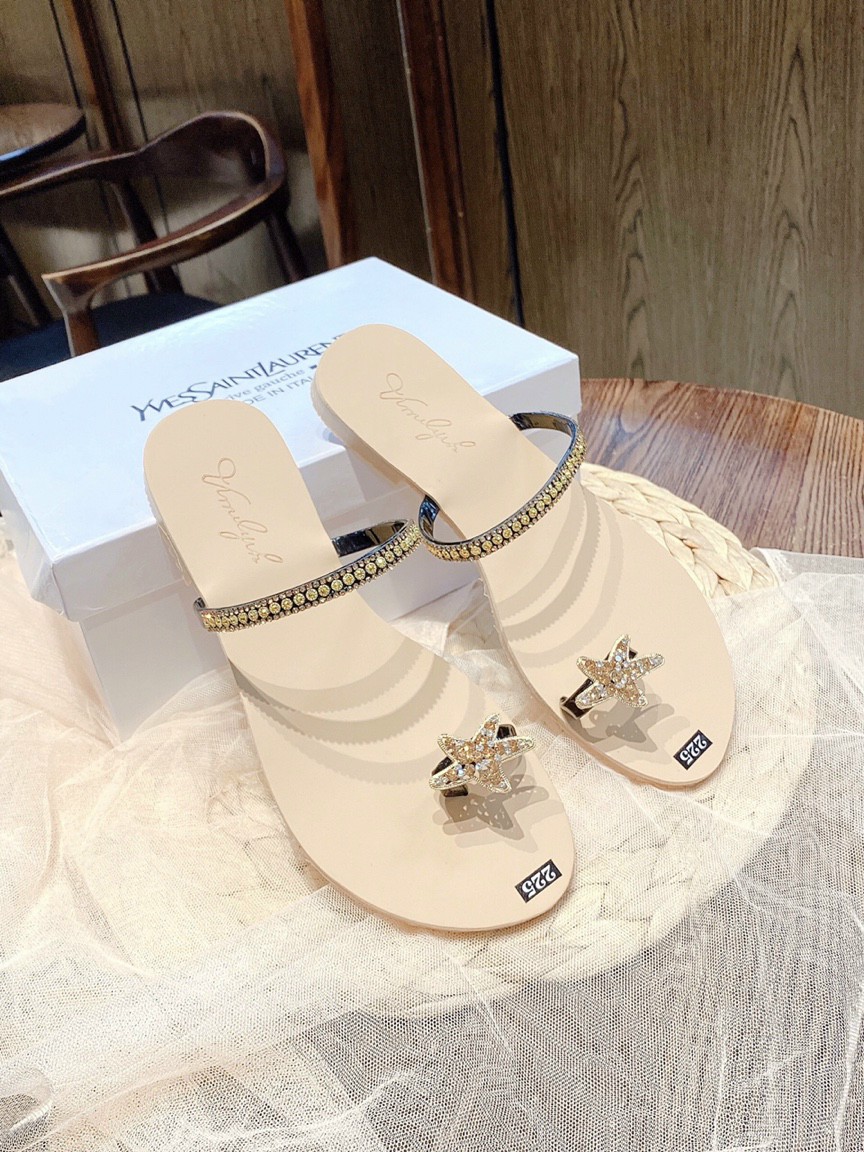 [HCM]Dép kẹp nữ dép xỏ 1 ngón quai mảnh đính đá cao cấp pd