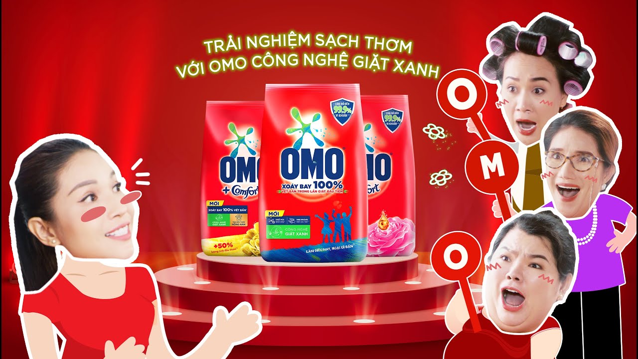Bột Giặt Omo 400g hệ bọt thông minh mới