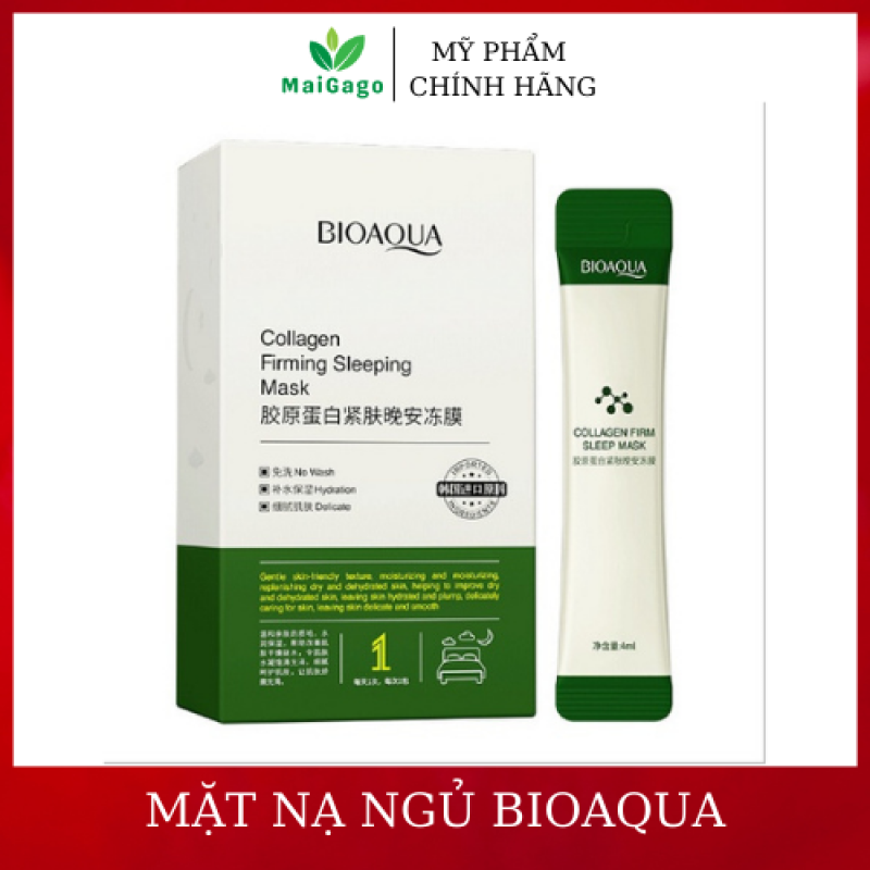 Hộp 20 gói Mặt nạ ngủ thạch collagen cấp ẩm nâng cơ nội địa trung Maigago nhập khẩu