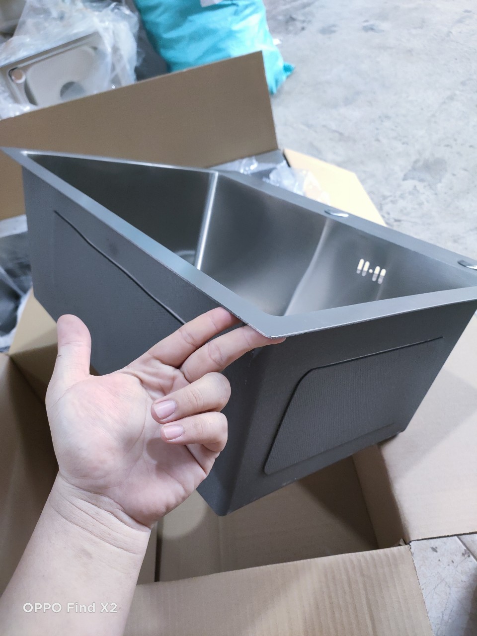 [Chậu Đúc]Chậu rửa chén bát Inox 304 - KT 6045