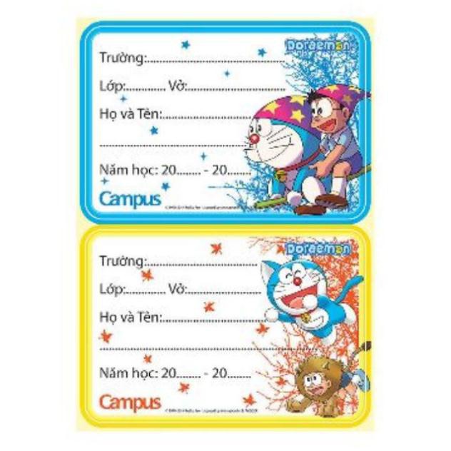 Nhãn vở Campus Doaremon NT-DOR12 (tập 12 chiếc)