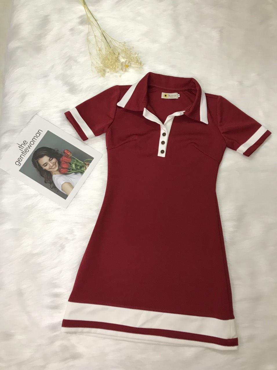 ĐẦM POLO CÁCH ĐIỆU CỔ SƠMI