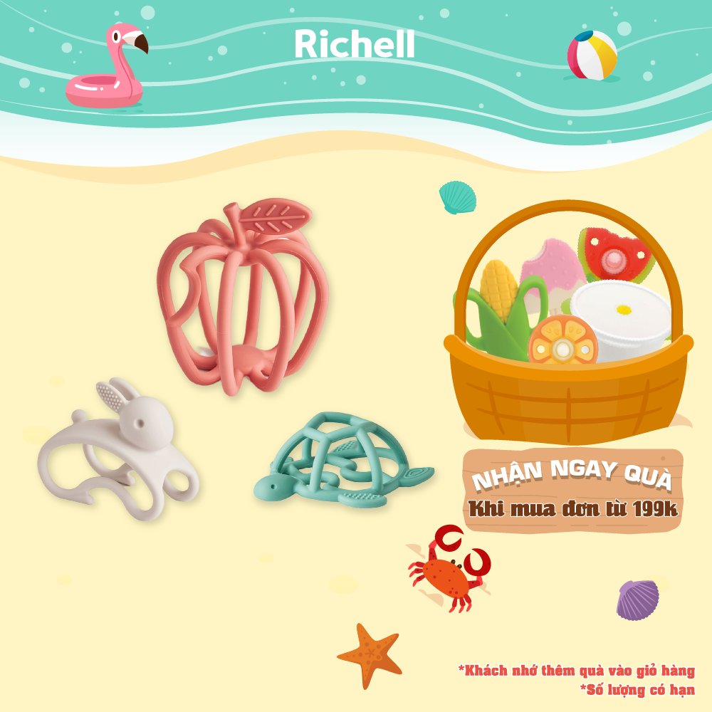 Richell 3D Silicone Chewing Toy |   Baby