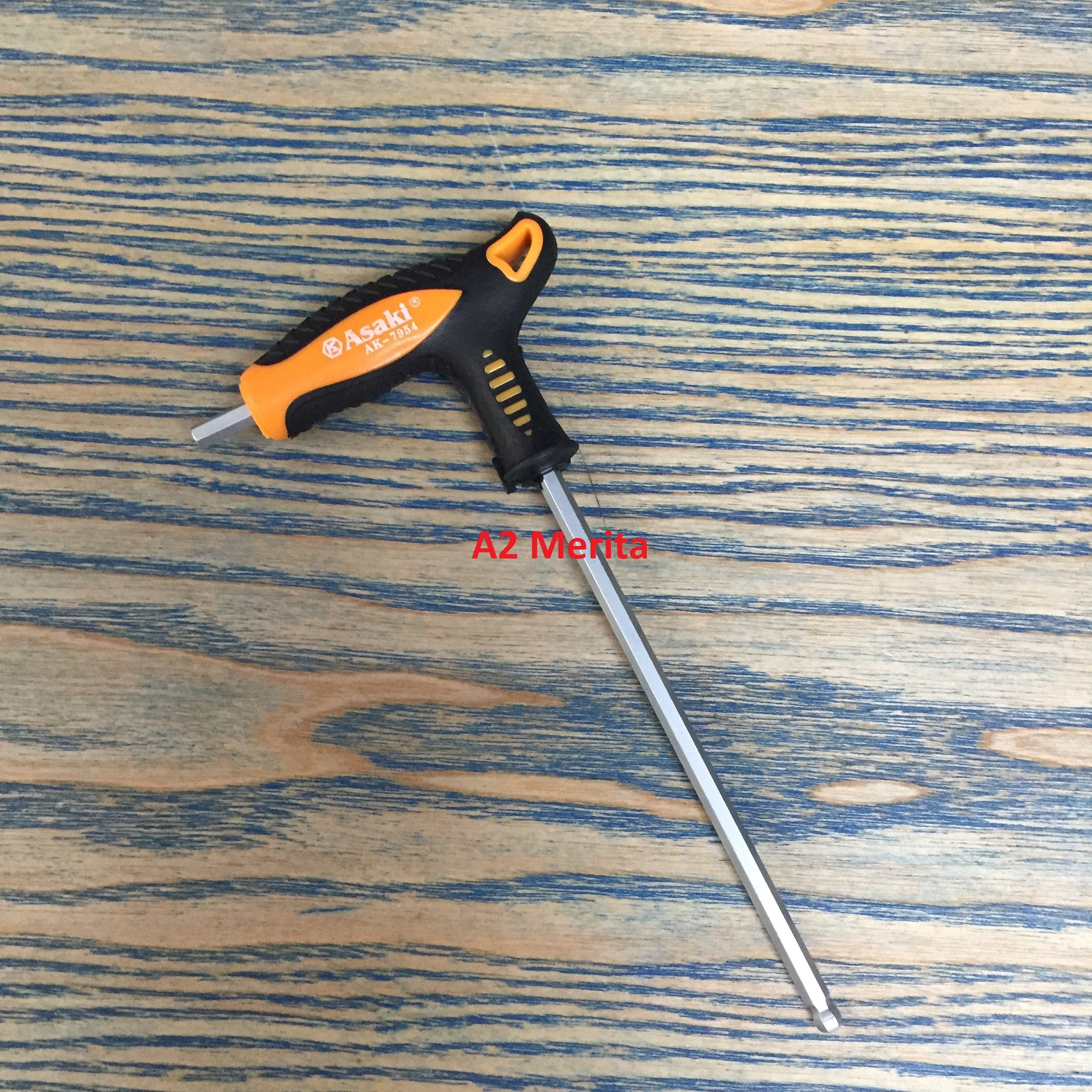 Lục giác bi có tay cầm chữ t 4mm asaki ak-7954