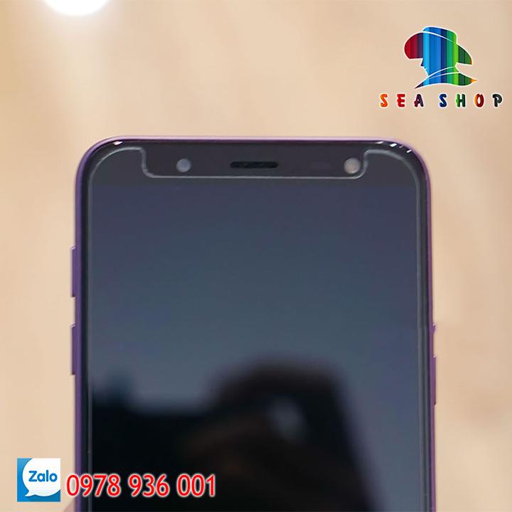 [TẶNG KÈM MIẾNG LAU] Combo 2 kính cường lực Samsung Galaxy J8 - J800 - Trong suốt - Cảm ứng mượt mà