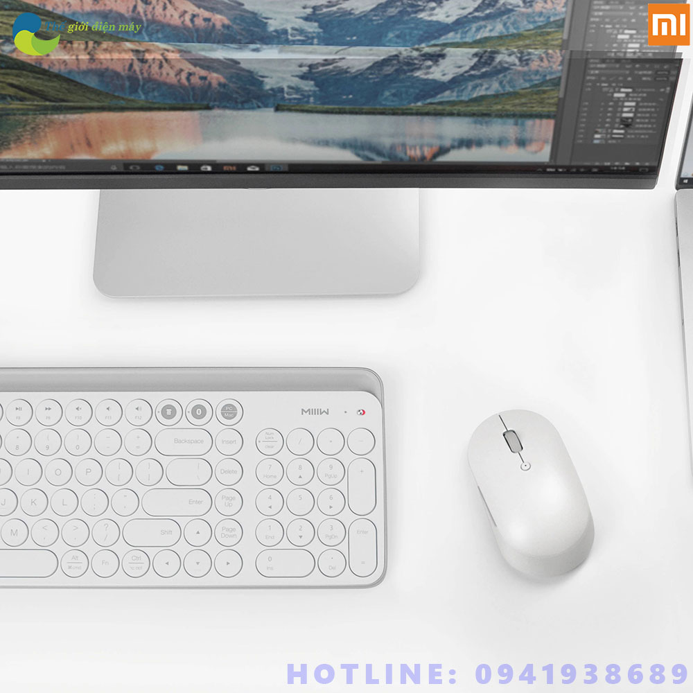 [Bản Quốc Tế] Chuột Không Dây Xiaomi Mi Dual Mode Wireless Mouse Silent Edition - Bảo Hành 3 Tháng - Shop Thế Giới Điện Máy