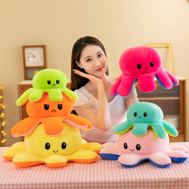 Gấu bông bạch tuộc cảm xúc nhỏ 25cm vải miniso siêu mịn hàng cao cấp
