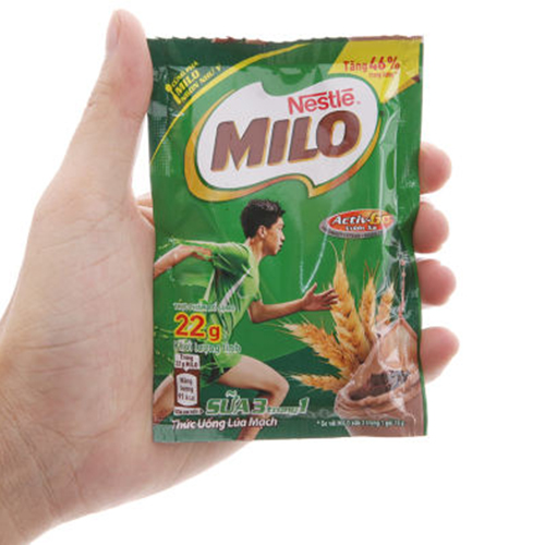 Combo 10 gói x 22gram Milo Active Go Thụy Sĩ - Date mới : 12 tháng. Có lựa chọn sale 7 gói lẻ trợ giá.