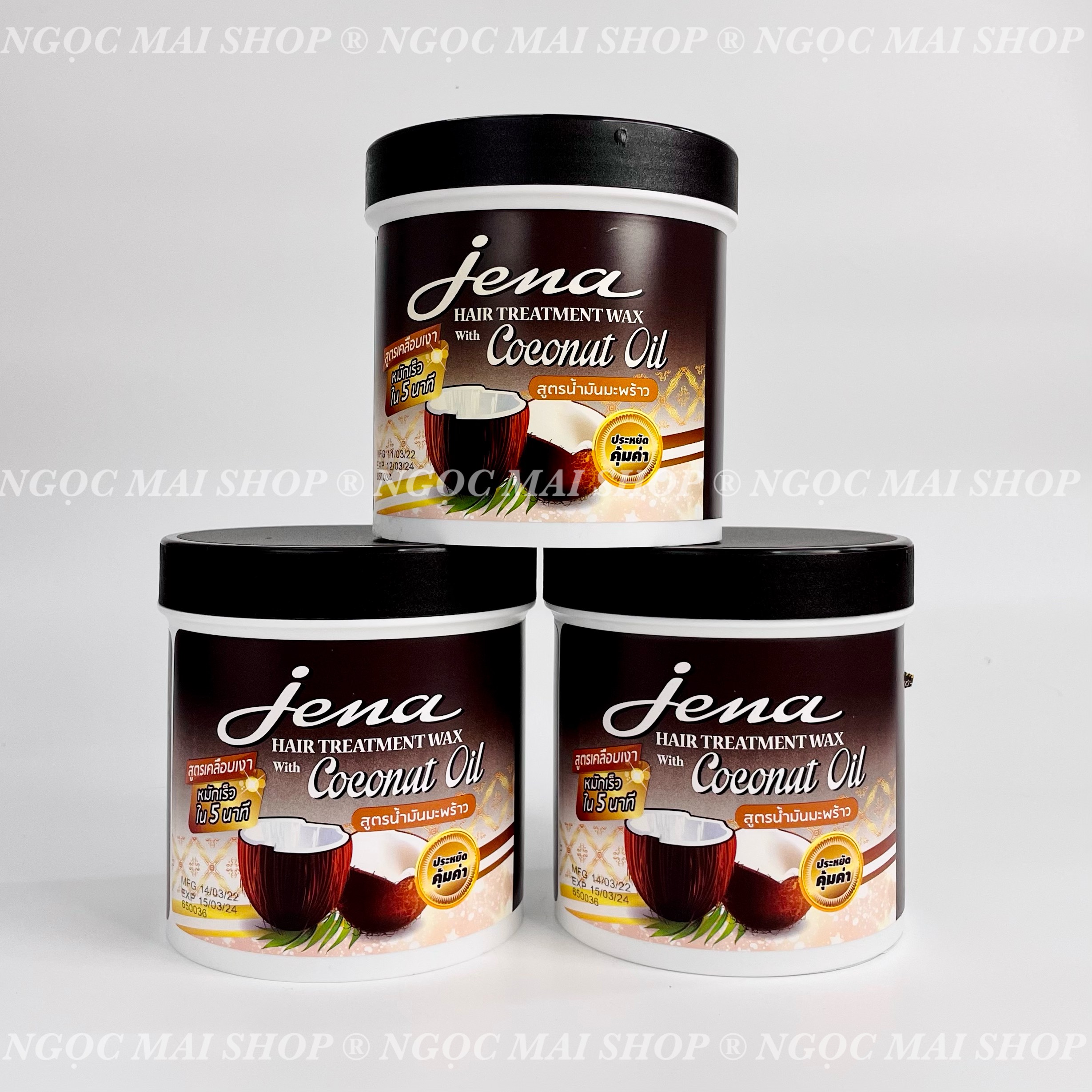 Kem Ủ Tóc Hấp Tóc Dừa Jena Thái Lan 500ml