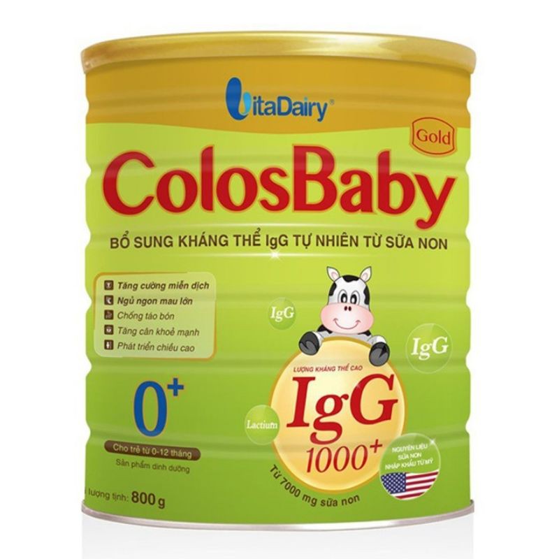Sữa bột ColosBaby gold 1000IgG 0+ (800g) ()