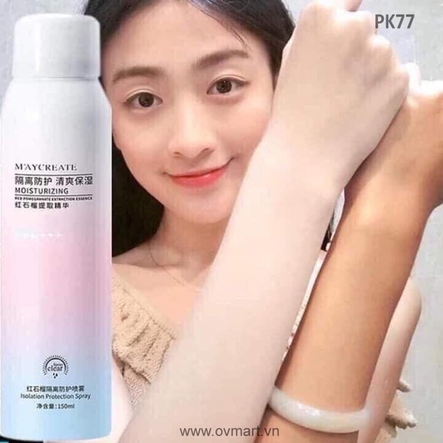 [HCM][Lấy mã giảm thêm 30%]Xịt Chống Nắng Maycreate