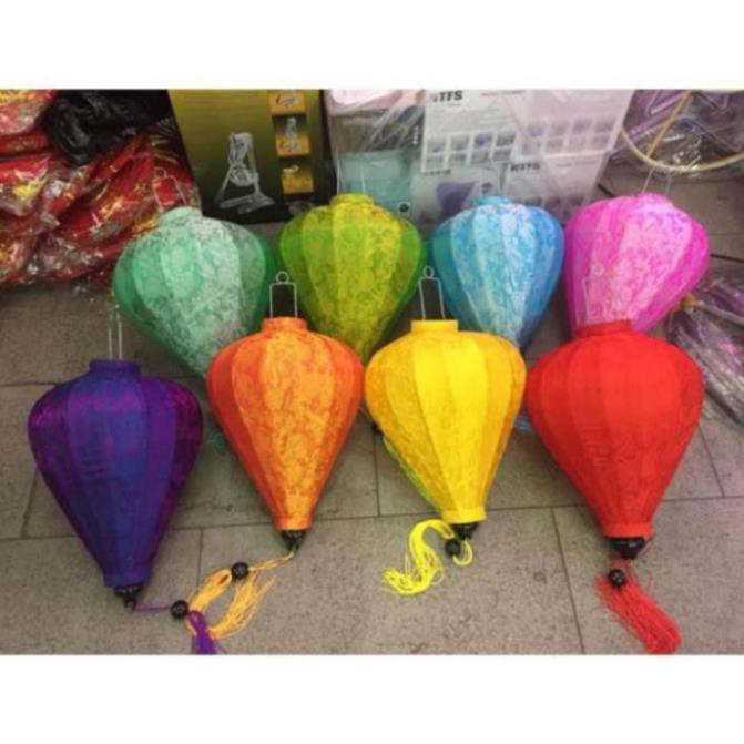 Xưởng SX- Lồng đèn hội an vải gấm củ tỏi