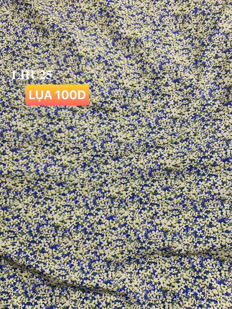 [HCM]VẢI LỤA 100D HOA NHÍ - DÒNG VẢI THÔNG DỤNG - 1 MÉT X 1M5