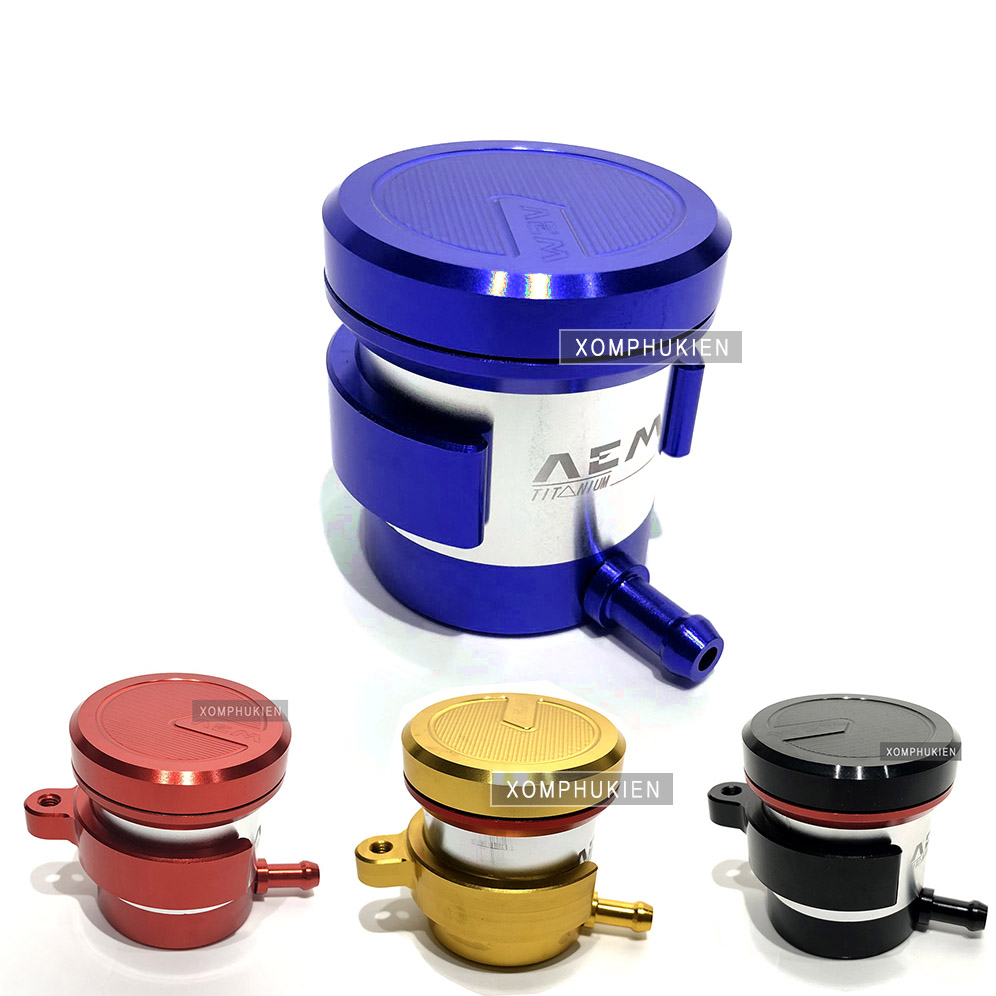 Bình Dầu Tay Thắng CNC Gắn Xe Máy Mẫu AEM [ 1 chiếc ]