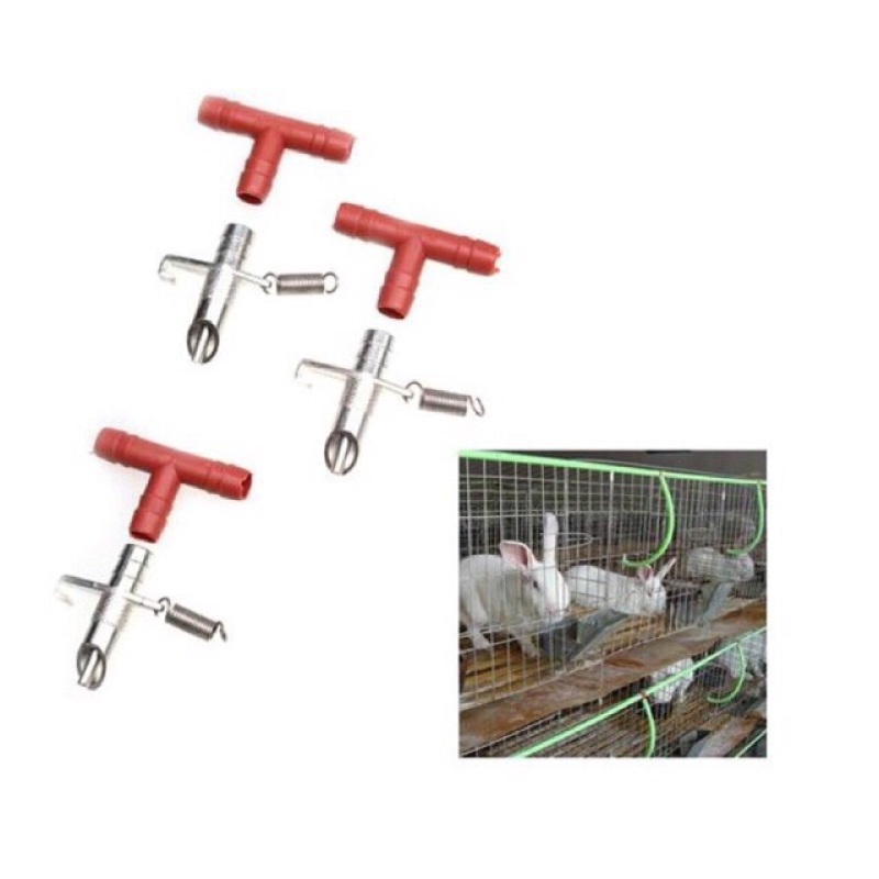 20 VÒI THỎ UỐNG NƯỚC- BÉT THỎ UỐNG NƯỚC -van vòi thỏ uống nước - vòi thỏ uống nước tự động - núm thỏ