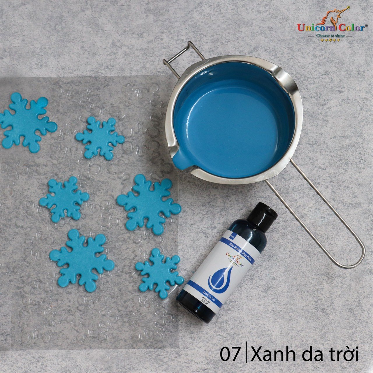 [Freeship + Quà Tặng 10k ]Màu dầu pha socola Unicorn Đông Tiến chai 80ml