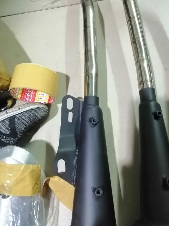 pô xe máy Wave kiểu exciter 135 spak  (Có Video )