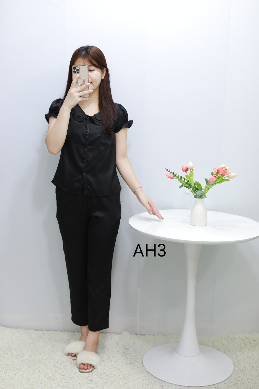 Quần Áo Mặc Nhà, Đồ Bộ Nữ, Bộ Đồ Chất Liệu Lụa Mềm Mại, Đẹp
