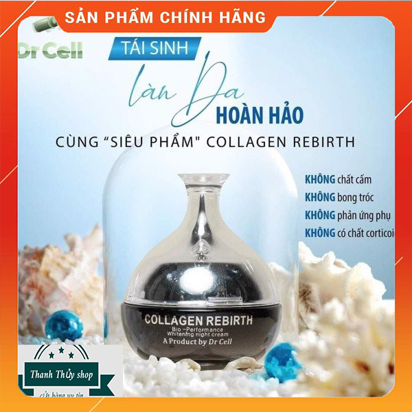 [CHÍNH HÃNG] Kem Dưỡng Da Ban Đêm Collagen Rebirth Dr Cell