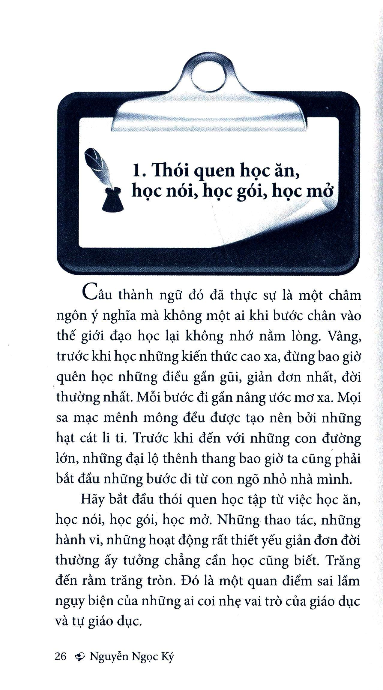 Biết Học Hết Mình - Nguyễn Ngọc Ký