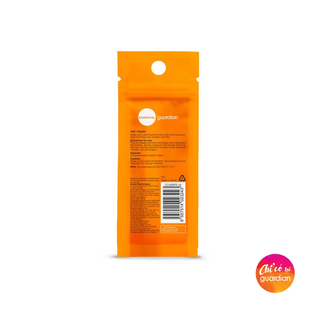 Bấm Móng Tay Nail Clipper Guardian