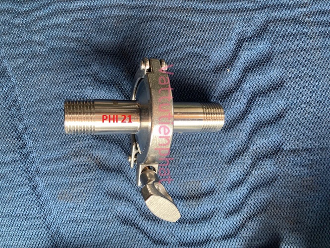 Bộ clamp ren ngoài inox 304 phi 21/27/34/42/49