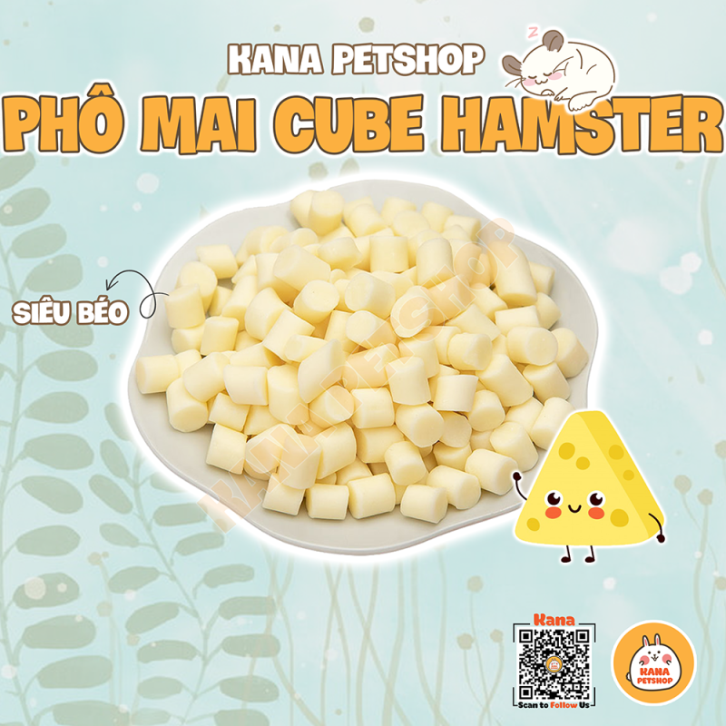 Phô Mai Cheese Hamster 🐹FREESHIP🐹 Phô Mai Dinh Dưỡng - Thức Ăn Thơm Ngon Cho Hamster