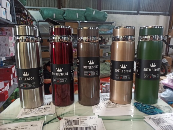 Bình giữ nhiệt Bottle Sport Inox 1000ml, Giữ Nhiệt 10-12h Inox 304 an toàn với sức khỏe