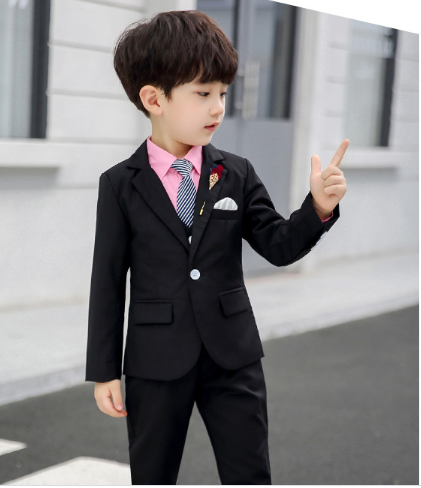 Bộ vest gile 4 món phong cách Hàn Quốc cho bé trai dự tiệc ( nhỏ và đại)