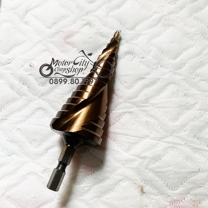 Mũi khoan bước tháp hss coban m35 4 - 32mm siêu cứng,khoan inox,sắt..
