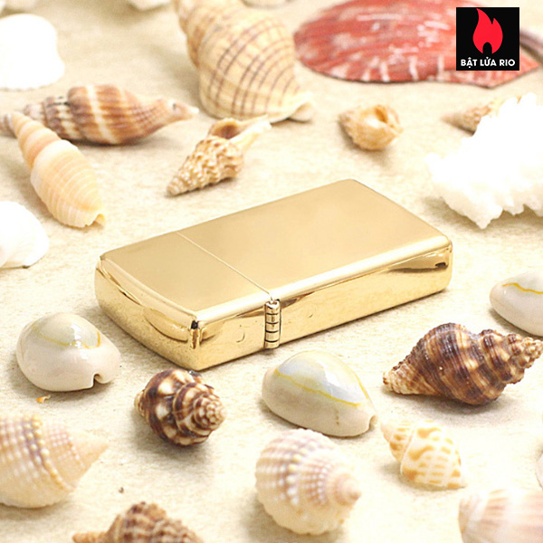 Bật Lửa Zippo Slim Solid Brass 1654B